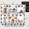 Personalized Fur Mom tumbler with five pet photos and paw print background