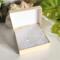 Vintage Crystal Heart Sterling Silver Necklace In Packaging