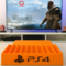 New Orange PlayStation 4 Game Holder Rack Sony Videogame Storage Display Org PS4 Compatible God of War Tekken Kingdom Hearts Call of Duty