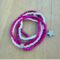 beautiful pink and white 5 bracelet set. stretchy