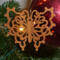 Handcrafted Victorian Style Wooden Fretwork Butterfly Christmas Tree Ornament Made Inn USA