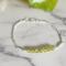 Sterling Silver Peridot Bracelet overhead view