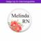 RN Badge Reel Top. Swappable