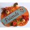 A pumpkin plaque designed to show friends they are special.  We loads up lots of little pumpkins, foliage, leaves, and painted words of love and caring.  It does not come with the picture holder as this is a door or home decor item. We hope you like our design.