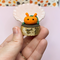 fireflyFrippery Bunkin Bunny Pumpkin Figurine in Hand