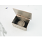 Miniature Silver Trinket Box with Gemstone of your choice of gemstones