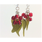 Holiday berry earrings