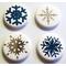 Snowflake Foil Magnets