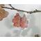 large lightweight copper oak leaf earrings