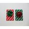 Candy Cane Stripe Magnets