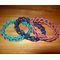 Chainmaille Helm Weave Bracelet, Stretch, Assorted Pastel Colors
