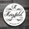 Personalized Circular Monogram Sign