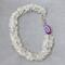White Crystal Geode Necklace