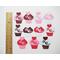 Die Cut Valentines Cupcakes with Hearts