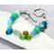 Blue and Green Gemstone Bracelet