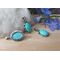 Sleeping Beauty Turquoise Pendant Necklace