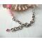 Clasp pink necklace