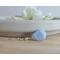 Blue Lace Agate Pendant Necklace in Sterling Silver