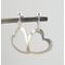Silver Screw-back Clipon Open Heart EarringsSilver Screw-back Clipon Open Heart Earrings
