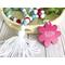 Spring Wood Bead Garland, Spring Decor, Tiered Tray Decor, Wooden Beads, Farmhouse Garland, Flower Tag with Tassel, Colorful Wood Bead Strands, Easter Spring Home Decor, Wood Beaded Garland with Tassel