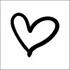 Heart 2 Photo (Outline of a heart - empty center)