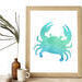 Watercolor Seashell, Sand Dollar, Crab Silhouettes, Coastal Digital Downloads