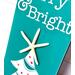 Coastal Christmas Tree Sign, Merry & Bright, With Real Starfish

This Merry & Bright coastal holiday sign with an actual starfish, is an ideal addition to your beach house holiday decor. Measuring 7.25x16, this is a cheerful and radiant design with it's greenish turquoise background, white whimsical Christmas tree, and a pop of bright tropical colors.