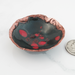 Mini 1-3/4 inch Enameled Copper Art Nouveau Bowl for a Treasure or Keepsake