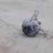 Dendrite Opal Necklace, Raw Stone Jewelry