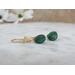 emerald earring