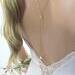 Freshwater Pearl Bridal Backdrop Necklace