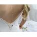Boho Wedding Backdrop Necklace with Raw Emerald