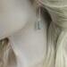 moss agate earrings