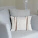 One of a kind oblong throw pillow
