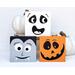 Halloween Silly Faces, Dracula, Pumpkin and Ghost faces, Mini Wood Sign Trio