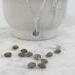 Dainty Labradorite Necklace, Adjustable Gemstone Necklace