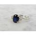 Blue Sapphire Engagement Ring Size 8