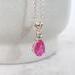 pink sapphire pendant