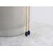 Threader Earrings with Lapis Lazuli