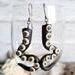 Black Kraken Tentacle Earrings