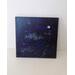 Celestial spacescape abstract wall art painting on 10" x 10" canvas titled "Out There" by RainbowMaille