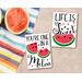 Life is Sweet, You're One in a Melon, Watermelon Summer Signs