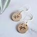 14k Gold Capricorn Zodiac Earrings