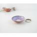 Mini 1-3/4 inch Enameled Copper Art Nouveau Bowl for a Treasure or Keepsake