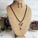 Bronzite Copper Jewelry Set