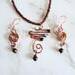 Bronzite Copper Jewelry Set