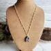 Azurite and Chrysocolla Sterling Silver Necklace