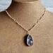 Azurite and Chrysocolla Sterling Silver Necklace