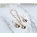 Gold Sterling Bird Earrings and Bracelet Jewelry Set