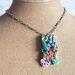 Coral Reef 3D Sculptural Sterling Silver Necklace